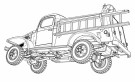 ACE 1:72 -WC-43 (T-215) Telephone Installation And Maintenance 1/2 Ton Truck (72593) thumbnail