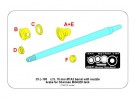 76 mm barrel with muzzle brake for M4A3E8 thumbnail
