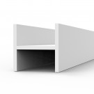 BEAMS H SHAPE 4.0 x 4.0 x 350 mm x 3 units STYRENE thumbnail