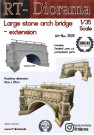 RT-Diorama 35011 Large Stone Arch Bridge - Extension (1:35)  thumbnail