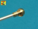 7,5cm gun barrel with single baffle muzzle brake for German Tank VK3002(DB) thumbnail