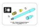 170mm A/T gun barrel for German Jagdpanzer E-100 (Trumpeter) thumbnail
