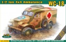 ACE 1:72 -WC-18 1/2 ton 4x4 Ambulance Truck (72596) thumbnail