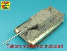 128mm PaK 44 L/55 gun barrel for Sd.Kfz.186 Jagdtiger (Takom) thumbnail