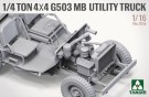 Takom 1:16 - 1/4 Ton 4x4 G503 MB Utility Truck (1016) thumbnail