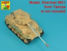 105mm D1504 L/44 barrel with muzzle brake for Sherman M51 thumbnail