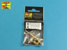 Muzzle brake fit to barrel for Krupp 12,8cm PAK 44 Anti-Tank Gun (Trumpeter) thumbnail