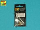 90 mm M-36 tank barrel  cyrindrical Muzzle Brake without mantlet cover for U.S. M47 Patton thumbnail