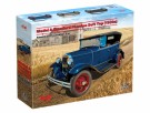 ICM 1:24 - Ford Model A - Standard Phaeton Soft Top (1930s) (24050) thumbnail