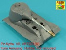 150mm Barrel with muzzle brake for German Pz.Kpfw. VII VK 7201 (K) thumbnail