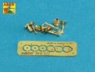 Set of gun barrel tips for MG 08 x3 pcs. And barrel tips for MG 08/15 x 3 pcs. thumbnail