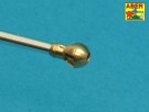 7,5cm gun barrel with single baffle muzzle brake for German Tank VK3002(DB) thumbnail