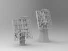 HS Models 1:350 - US Navy AN/SPS-48 Radar thumbnail