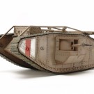 Tamiya 1:35 - WWI British Tank Mk.IV Male - w/Single Motor/British Figures (30057) thumbnail
