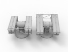 HS Models 1:350 - Mk.29 Sea Sparrow Missile Launcher thumbnail