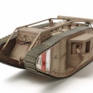 Tamiya 1:35 - WWI British Tank Mk.IV Male - w/Single Motor/British Figures (30057) thumbnail