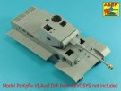 75mm gun barrel with muzzle brake for German Tank Pz.Kpfw. VI Ausf. D/F (VK36.01) thumbnail
