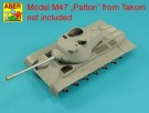 90 mm M-36 tank barrel  cyrindrical Muzzle Brake without mantlet cover for U.S. M47 Patton thumbnail