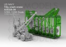 HS Models 1:350 - US Navy Flight Deck Crash Crane A/S32A-36 thumbnail