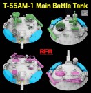 RFM 1:35 - T-55 AM-1 Main Battle Tank with Workable Tracks (RM-5147) thumbnail