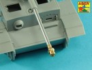75mm gun barrel with muzzle brake for German Tank Pz.Kpfw. VI Ausf. D/F (VK36.01) thumbnail
