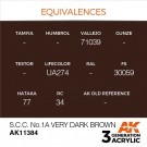 S.C.C. No.1A Very Dark Brown thumbnail