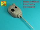 105 mm M-68 barrel with thermal shroud for  M48A5 Tank thumbnail