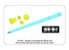 Germ.75mm barrel for KwK 40L/48 with early model muzzle brake for Pz.Kpfw.iV,Ausf.G late-Ausf.H thumbnail