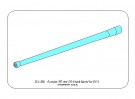 Russian 107  mm ZIS-6 tank barrel for KV-3 thumbnail