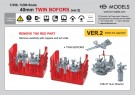 HS Models 1:200 - 40mm Twin Bofors (Early Version) with MK-51 thumbnail