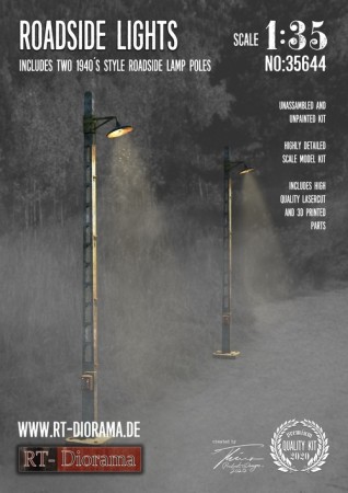RT-Diorama 1:35 - 35644 1940s Roadside Lights