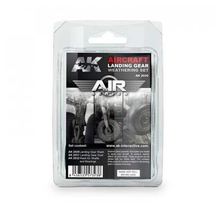 AK-Interactive AK2030 Aircraft Landing Gear Weathering Set (Air Series)