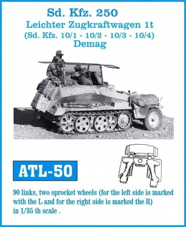 FriulModel 1:35 - ATL-50 Sd.Kfz. 250 / le Zgkrw. 1t tracks