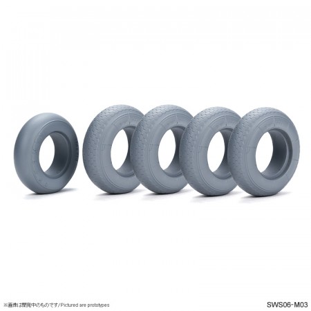 SWS06-M03 He 219 A-0 Weighted Tires (With Tread)