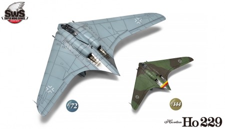 Zoukei-Mura 1:72 og 1:144 - Horten Ho 229 (SWS-72-144-01)