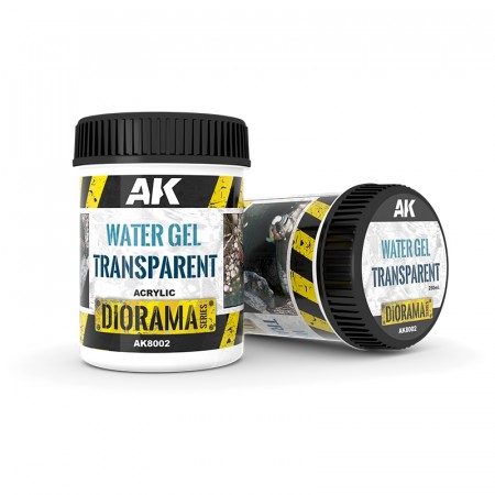 AK-Interactive Water Gel Transparent Acrylic, 250ml (8002)