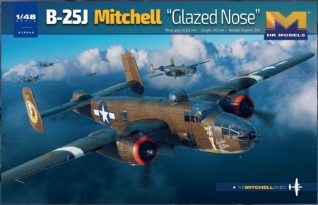 HK Models 1:48 - B-25J Mitchell Glazed Nose