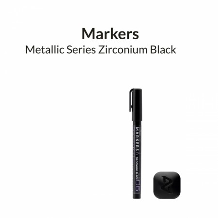 Gaahleri Metallic Series Marker - Zirconium Black
