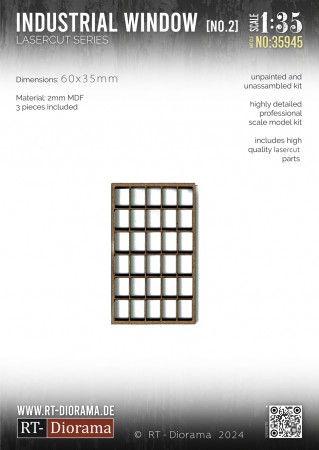RT-Diorama 1:35 - 35945 Industrial Window No.2