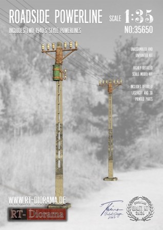 RT-Diorama 1:35 - 35650 Roadside Powerline