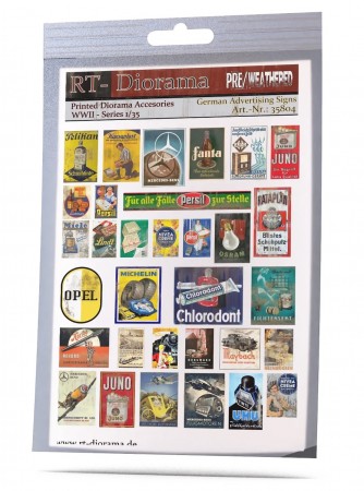 RT-Diorama 1:35 - 35804 German Advertising Signs
