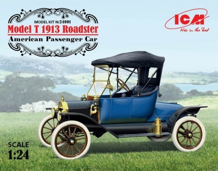 ICM 1:24 - Model T 1913 Roadster, American Passenger Car (24001)