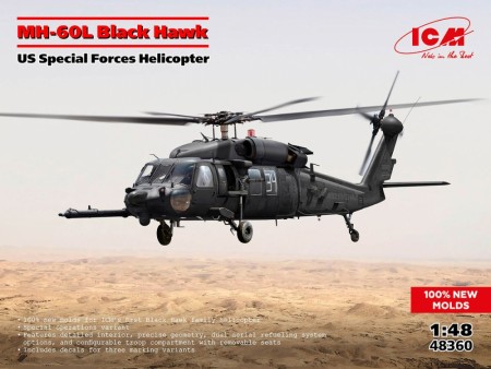 ICM 1:48 - MH-60L Black Hawk - US Special Forces Helicopter (48360)