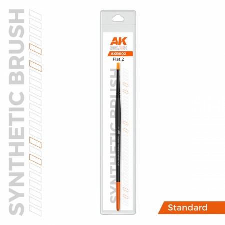 AK-Interactive B002 AK Synthetic Brush - Flat 2