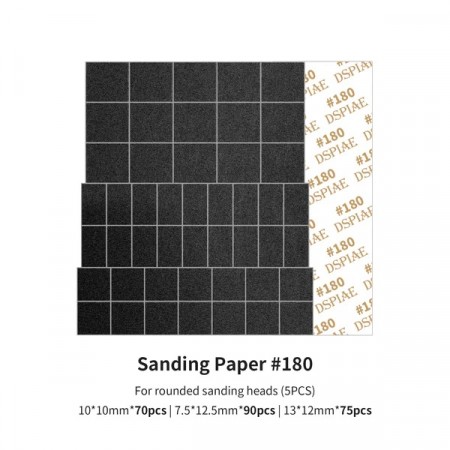 DSPIAE Sanding Paper for Arc Reciprocating Sanding Head #180