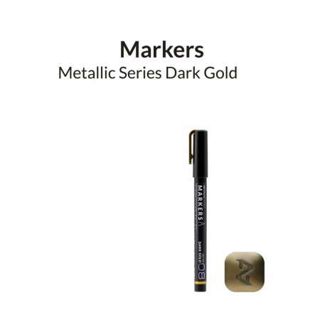 Gaahleri Metallic Series Marker - Dark Gold