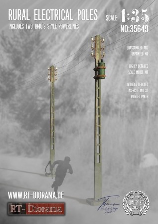 RT-Diorama 1:35 - 35649 Rural Electrical Poles