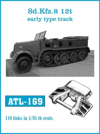 FriulModel 1:35 - ATL-169 Sd.Kfz.8 12t Zgkrw.early type tracks