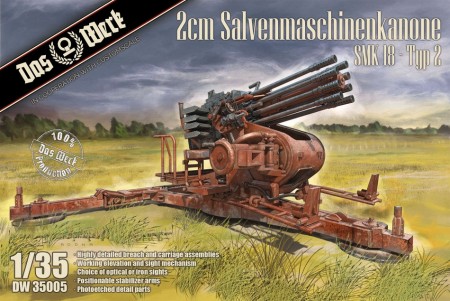 Das Werk 1:35 - 2cm Salvenmaschinenkanone