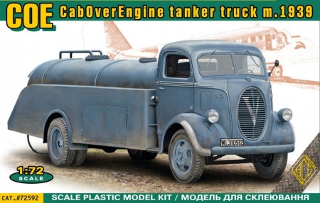 ACE 1:72 -Ford COE (Cab Over Engine) Tanker Truck m.1939 (72592)